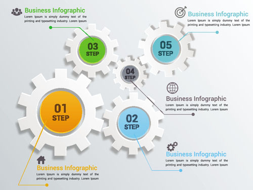 Business Infographic design créatif 3574 infographie design creative business   