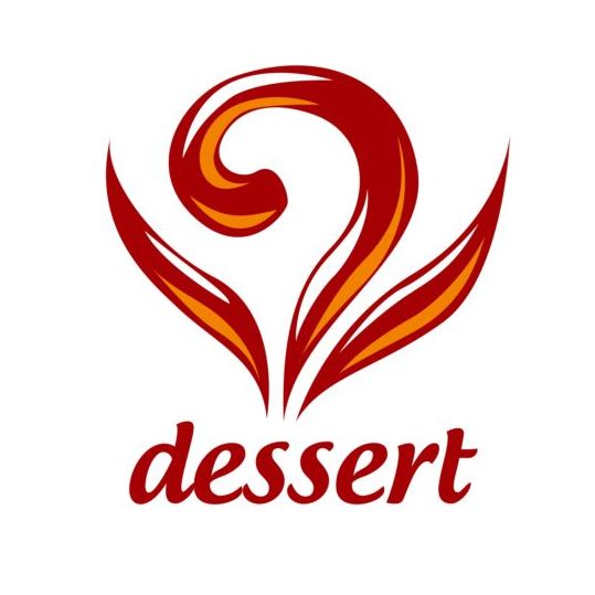 Logo de vecteur de dessert et de pâtisseries pâtisseries logo dessert   