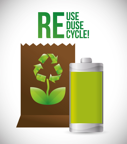 Eco Recycling-Design Hintergrund Vektor 03 recycling Öko Hintergrund design   