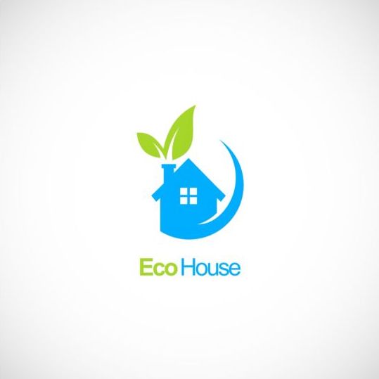 Vecteur de logo de feuille verte d’écologie de maison vert maison logo feuille Écologie   