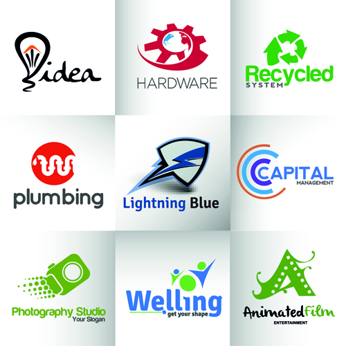 Logos d’affaires modernes Design Art vecteur 07 modern logos logo business   