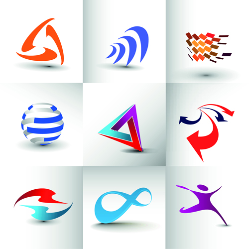 Moderne Business-Logos Design art Vector 08 modern logos logo business   