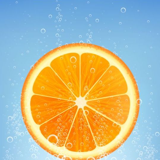Orangensaft Limettenvektor-Hintergrund Orangensaft orange Limette   