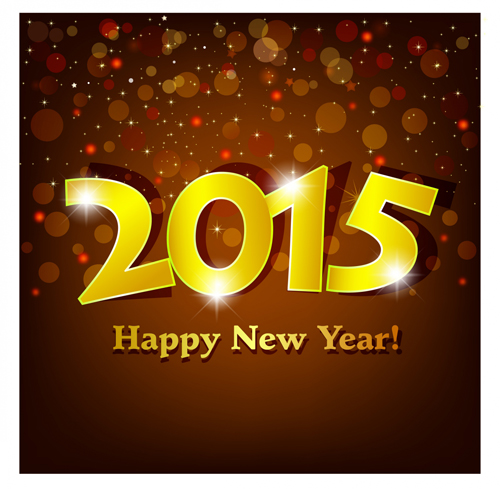 Brillant or 2015 Happy New Year fond or nouvel an happy fond brillant 2015   