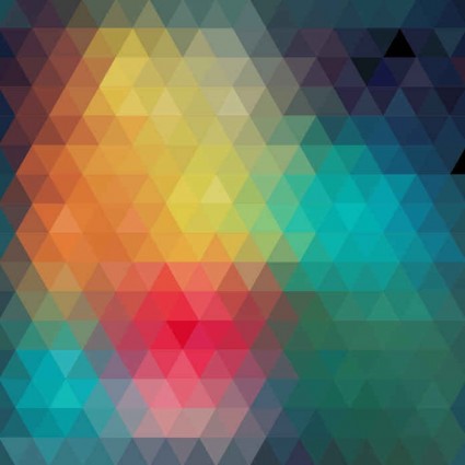 Geometrische Formen verschwimmen Hintergrundvektormaterial trend neon material Hintergrund Farbe   