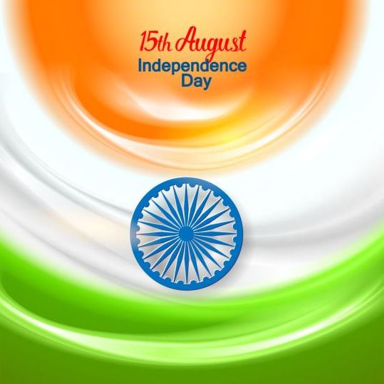 15ème autught indien jour de l’indépendance vecteur de fond 08 jour indien indépendance fond autught   
