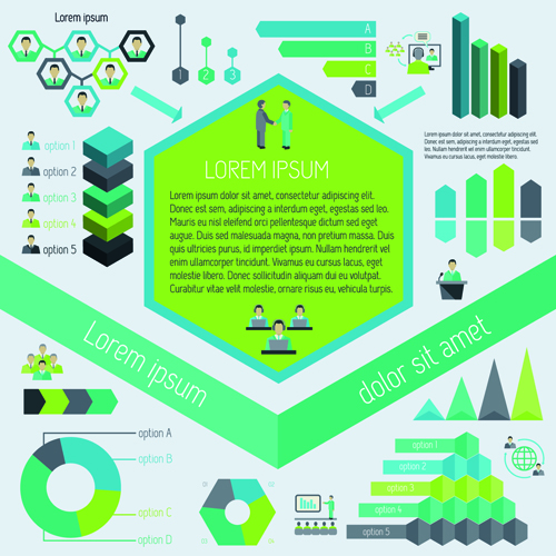 Business Infographic design créatif 1455 infographie creative business   