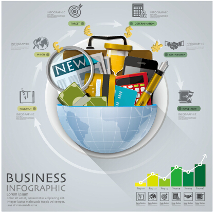 Business Infographic design créatif 2393 infographie creative business   