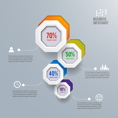 Business Infographic design créatif 3509 infographie creative business   