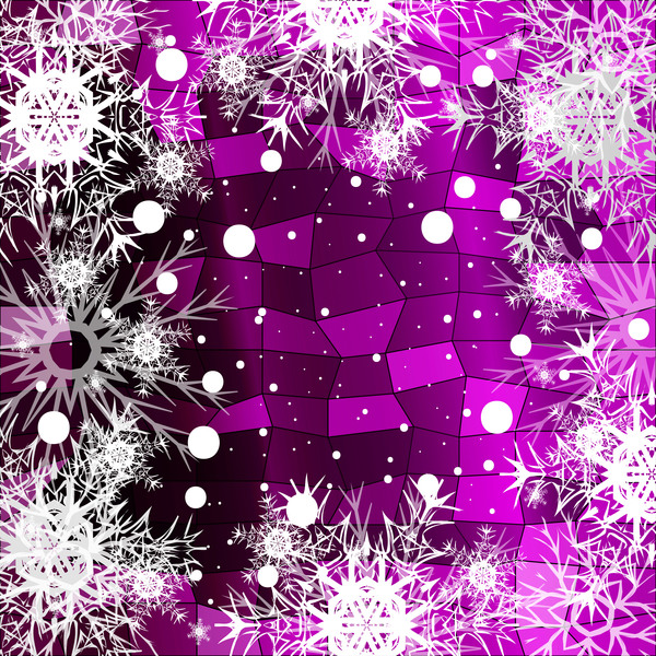 Weihnachtliche Schneeflocke mit glänzendem Polygon-Hintergrundvektor 26 Weihnachten shiny Schneeflocke polygon   
