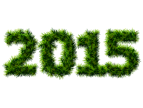 Grass 2015 新年のテキストベクトル 新年 年 2015   