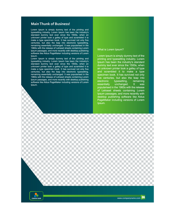Styles verts couvrent Brochure modèle vecteurs ensemble 06 vert styles couverture brochure   