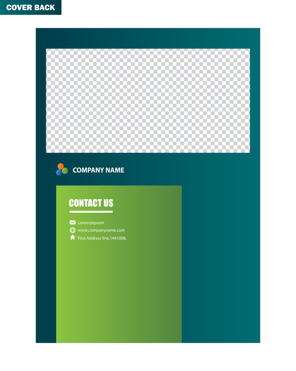 Styles verts couvrent Brochure modèle vecteurs ensemble 16 vert styles couverture brochure   