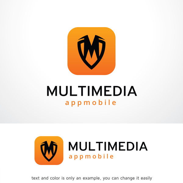 Multimediales Logo-Design Vektor 01 multimedia logo   