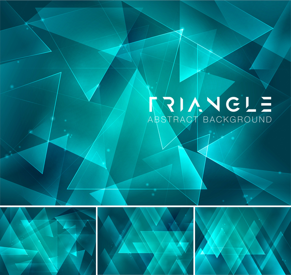 Dreieck-abstrakter kreativer Hintergrund Vektor 10 Kreativ Dreieck abstract   