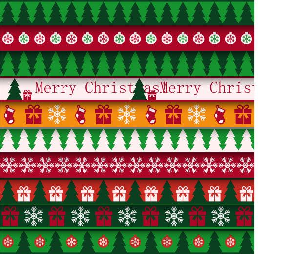 Weihnachtsbaum mit Ornament nahtloser Mustervektor Weihnachtsbaum Weihnachten Schmuck nahtlos Muster   