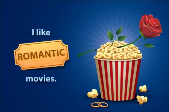 Kino und Popcorn-Eimer vektorisch Hintergrund 08 popcorn Kino Hintergrund Eimer   