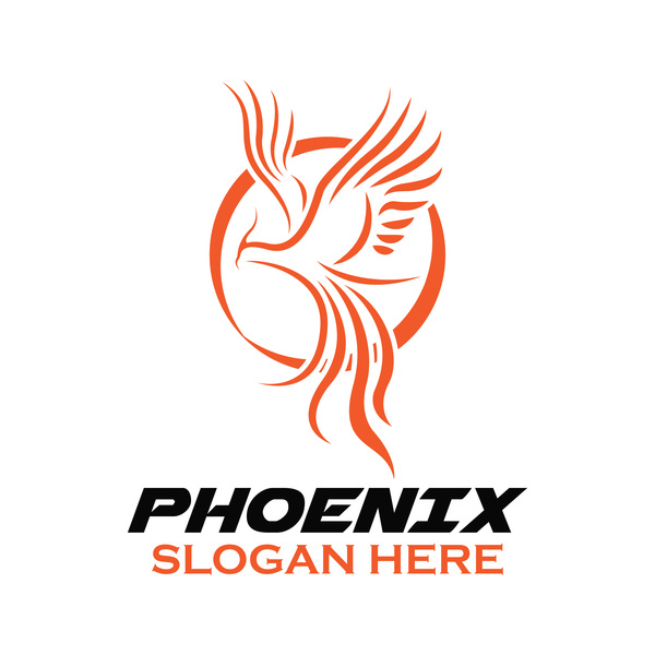Kreative Phönix-Logo-Set-Vektor 10 phoenix logo Kreativ   