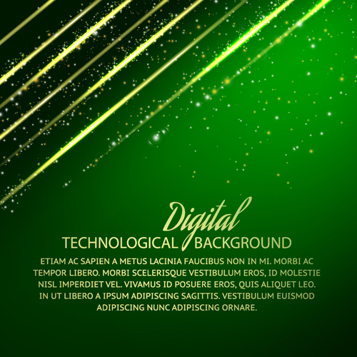 Digitale Technologie kreativer Hintergrund Vektor-Set 03 techno Technik kreativer Hintergrund Kreativer Hintergrundvektor Hintergrund digital   