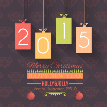 2015 Weihnachten und Neujahr Hängelnament Hintergrund 01 Weihnachten ornament Neujahr Hintergrund Hängen 2015   