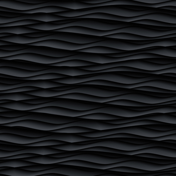 Texture ondulée noire motif sans soudure vecteur 02 texture sans soudure ondulé Noir motif   