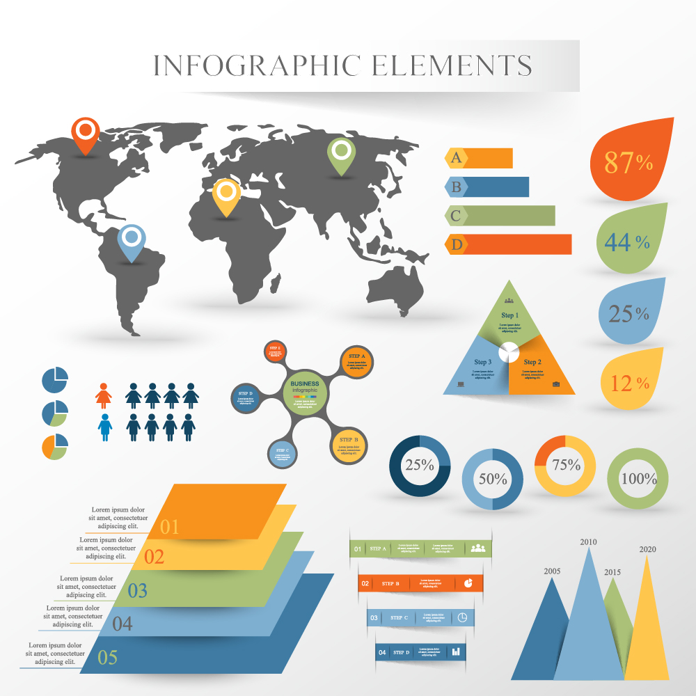 Business Infografik Design 3055 Kreativ Infografik business   