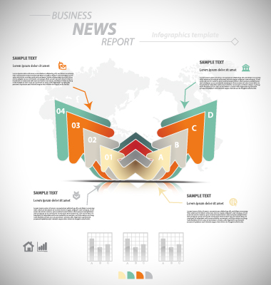 Business Infographic design créatif 3209 infographie creative business   