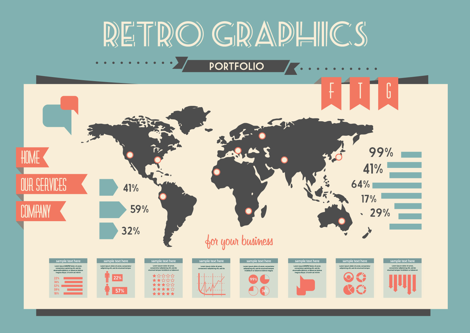 Business Infographic design créatif 3800 infographie design creative business   