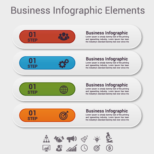 Business Infographic design créatif 4198 infographie creative business   