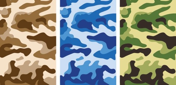 Tarnmuster Vektorgrafik Muster camouflage   