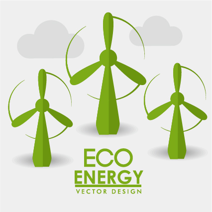 エコエネルギーベクターデザインテンプレート07 テンプレート エネルギー エコ   