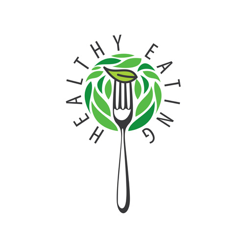 Gesunde Ernährung Logo-Design Vektor-Set 05 logo gesund Essen   