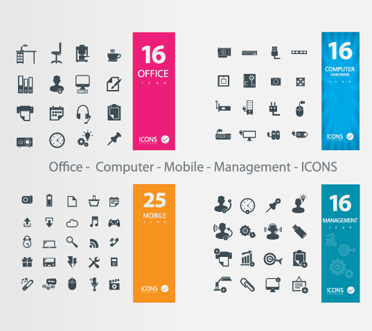 Büro mobile management icons icon computer Büro   