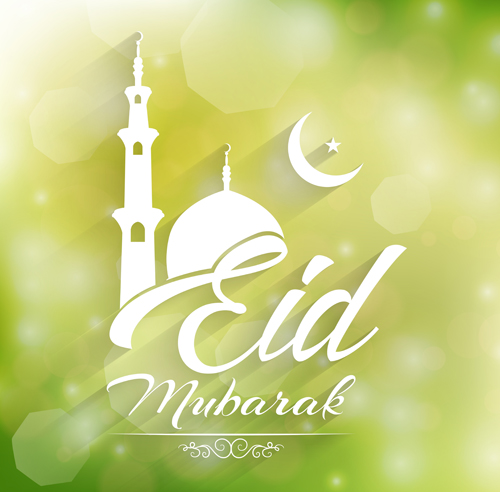 Vector Eid Mubarak graphiques de fond 07 Mubarak graphics fond   