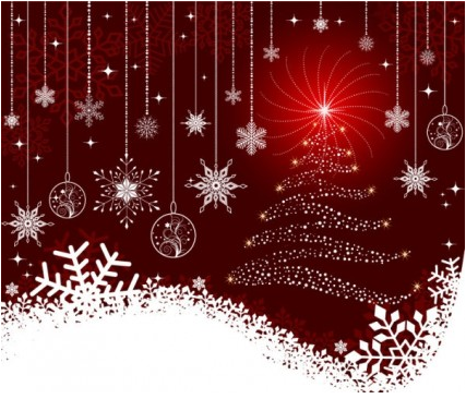 Weihnachtsbaumkugeln mit Schneeflocke und Weihnachtsbaumvektor Xmasbaum Weihnachten Schneeflocke Kugeln   