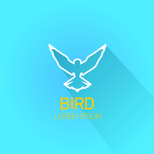 Les éléments de conception de logo d’oiseau classique vecteur 04 Oiseau logo éléments de conception element Classique   