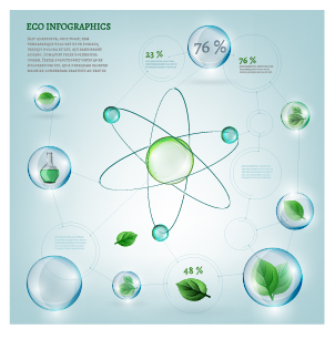 Eco infographies éléments vecteurs graphiques 20 infographies graphics elements eco   