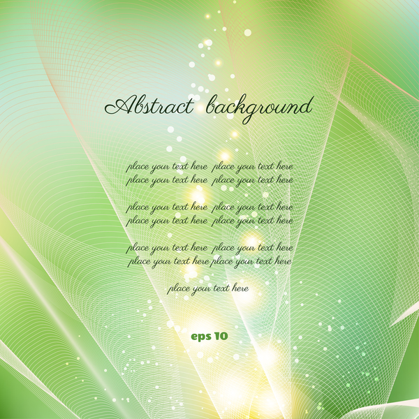 Eleganter grüner abstrakter Hintergrundvektor 01 grün elegant abstract   