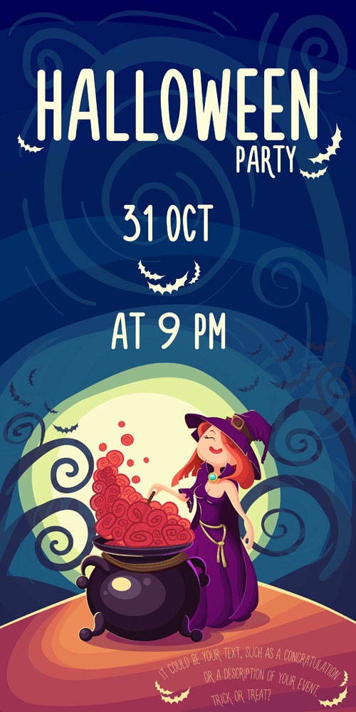 Halloween-Party-Plakatdesign kreative Vektor 03 poster Plakatdesign party Kreativ halloween   