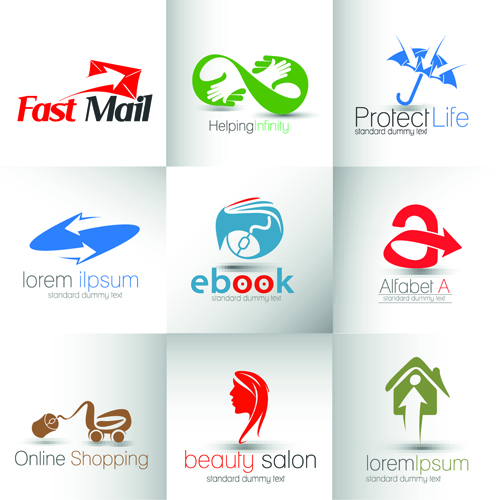 Logos d’affaires modernes Design Art vecteur 05 modern logos logo business   