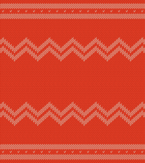 Fond de vecteur de motif tricoté orange rouge tricoté orange motif fond   