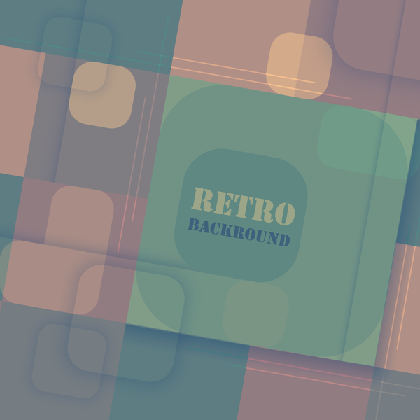 Retro-Geschäft Hintergrund Vorlage Vektor 01 Retro-Schriftart business   