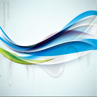 Glänzend abstrakter Wellenhintergrund Grafik-Vektor 03 wave shiny background abstract   