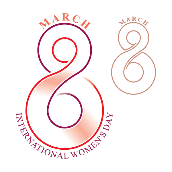 Vector Vorlage 8. März Frauen Tagesmaterial tag März Frauen   