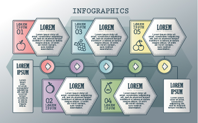 Vintage Banner infographische Schablonen Vektoren setzen 03 vintage Infografik banner   