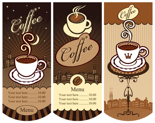 Style vintage café prix menu vecteur vintage style vintage prix menu conception cafe   