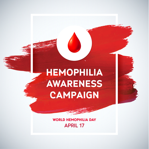 World Hemophilia Day Plakatvektor Grafiken 05 Welt poster Hémophilie   
