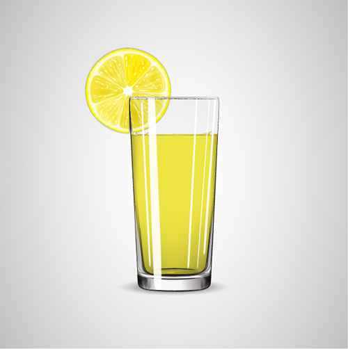 レモン汁素材ベクターセット03 レモン シューズ   