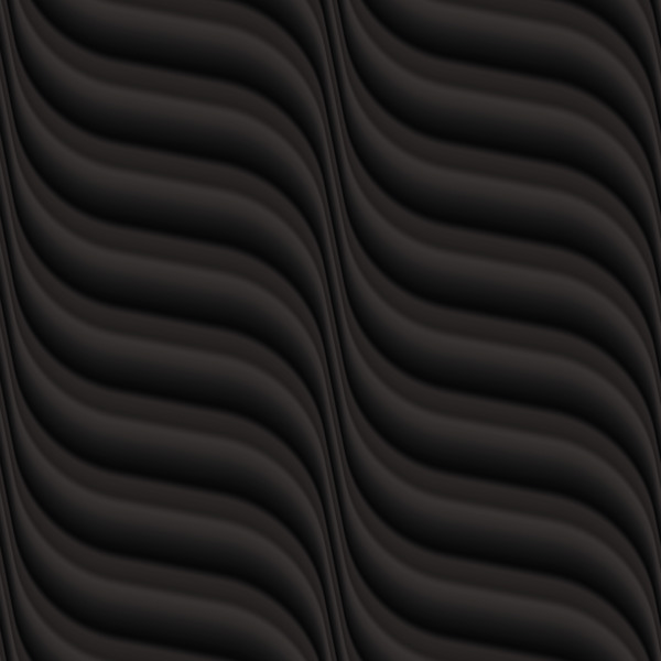 ブラックウェーブテクスチャパターンシームレスベクトル09 黒 波状 パターン テクスチャ シームレス   