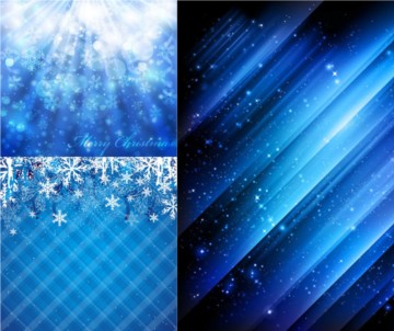 抽象的な背景ベクトルを持つ青い雪片 青色 雪片 抽象的   